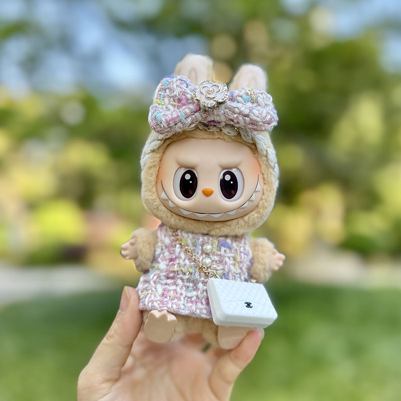 4inch bag charm cute custom clothes outfits - Elegant dress with bag - LBB044/LBB045/LBB46