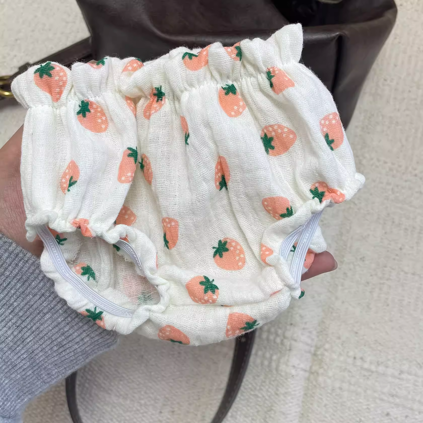 Bartholomew bear cute custom clothes outfits - strawberry pull-ups - FX15(Tiny/Medium)