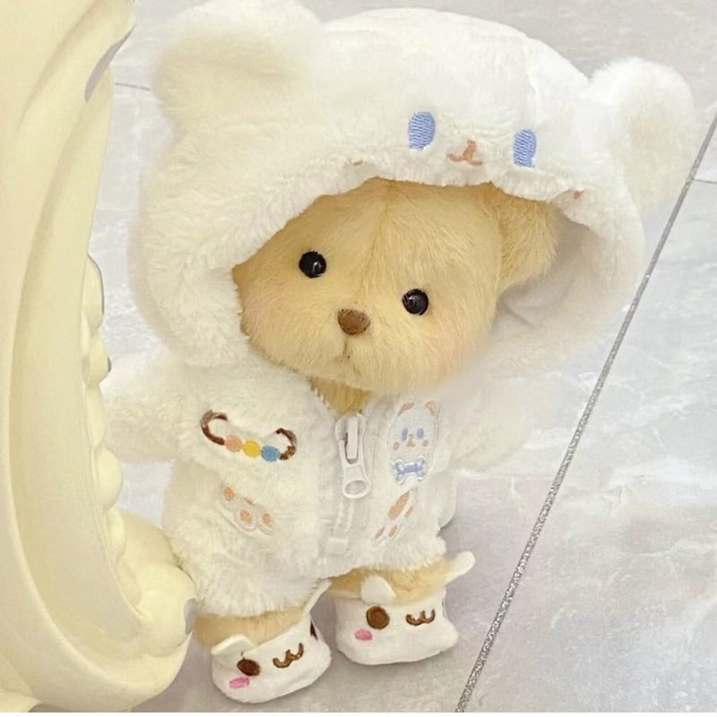 Medium Bartholomew bear clothes outfits - Cream 3-Piece Set