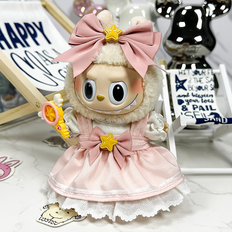 Labubu 4inch bag charm clothes outfits - 062361