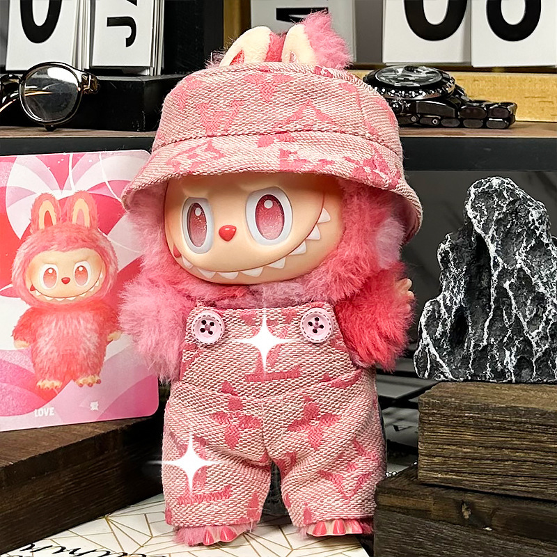 Labubu 4inch bag charm clothes outfits - MY01