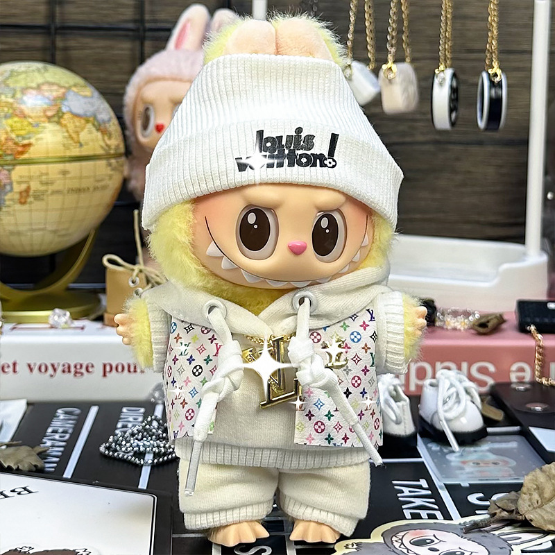 Labubu 4inch bag charm clothes outfits -MY08