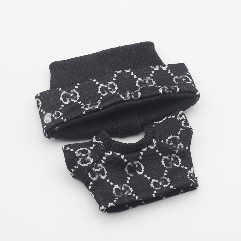 Labubu 4inch bag charm clothes outfits - GG logo - 062390