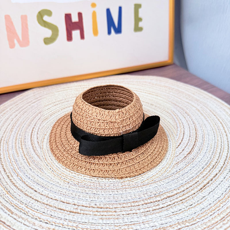 4inch bag charm cute custom fashion accessories - straw hat - 0712H