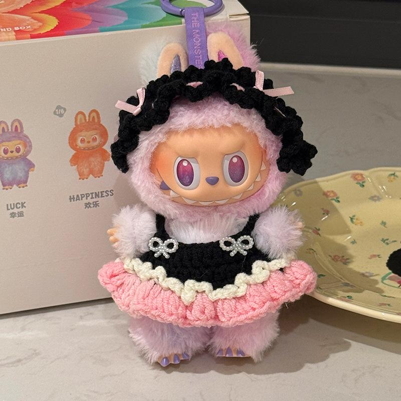 4inch bag charm crochet clothes outfits - MXM-H29