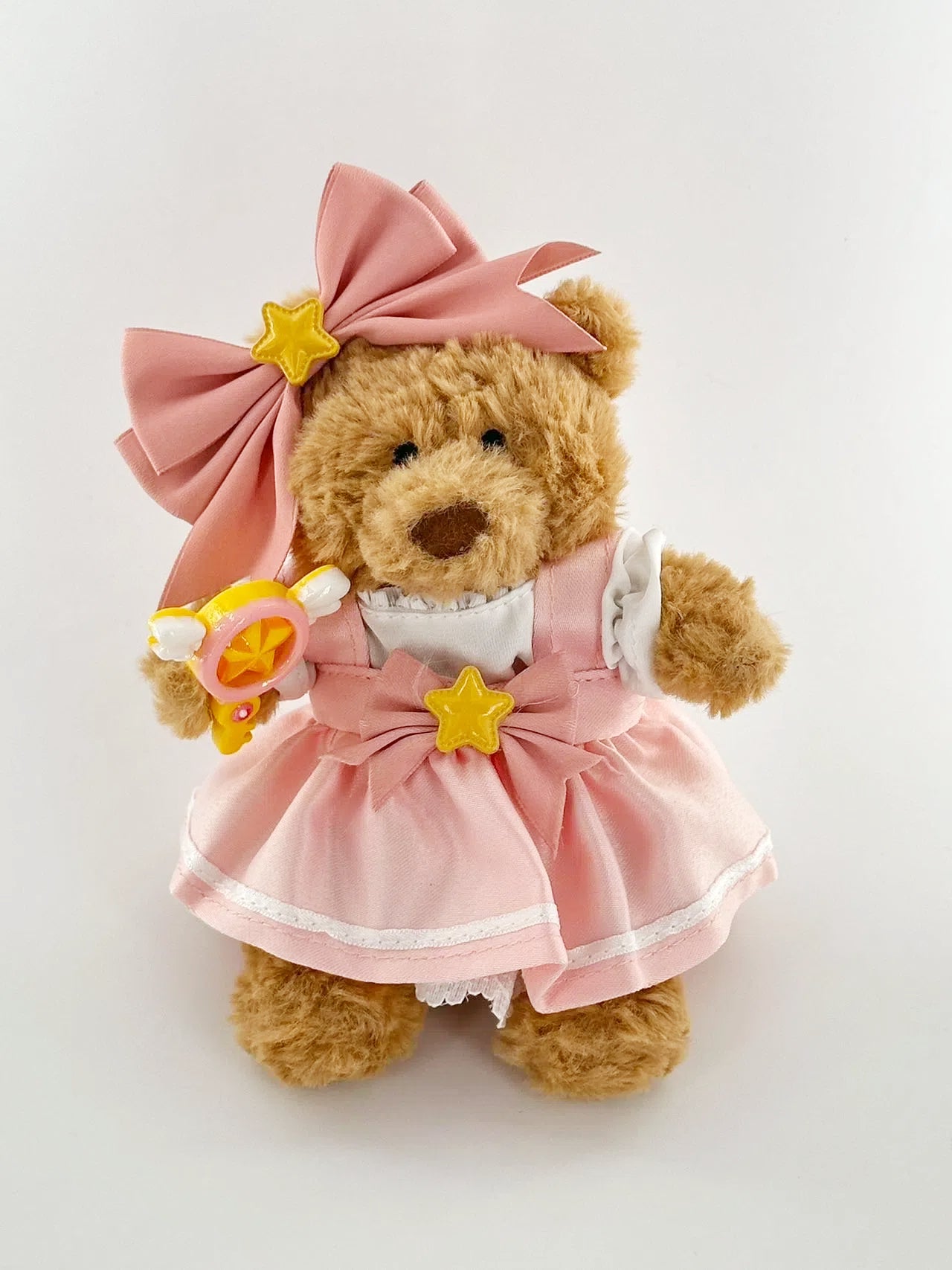 4inch bag charm cute custom clothes outfits - pink dress - 053102