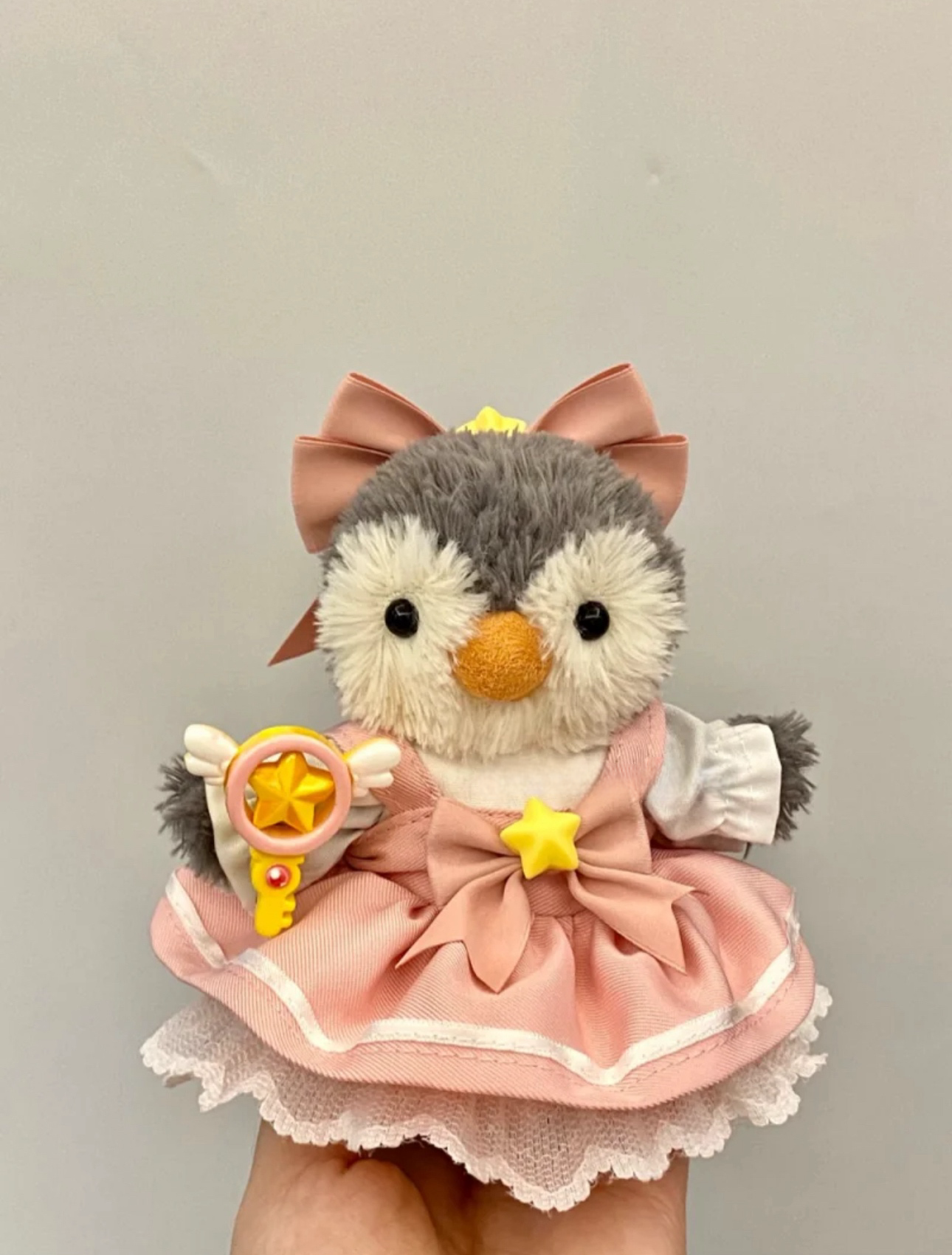 4inch bag charm cute custom clothes outfits - pink dress - 053102