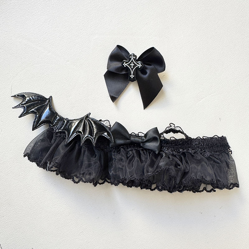 4inch bag charm cute custom clothes outfits - black devil - LBB028