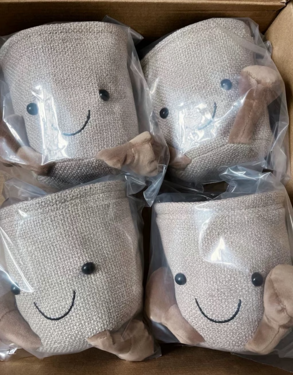 Adorable handmade flowerpot planter plush - 4inch