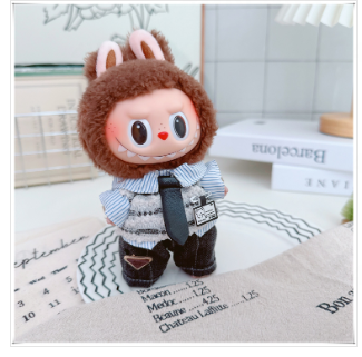 Labubu 4inch bag charm clothes outfits - 1004036