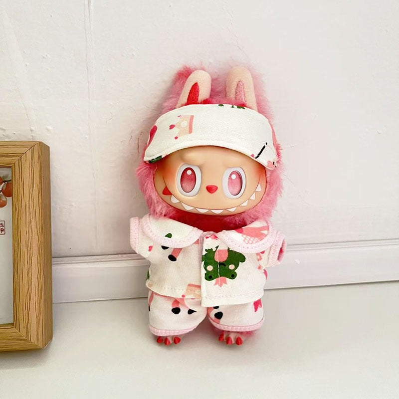 Labubu 4inch bag charm clothes outfits - 1004050