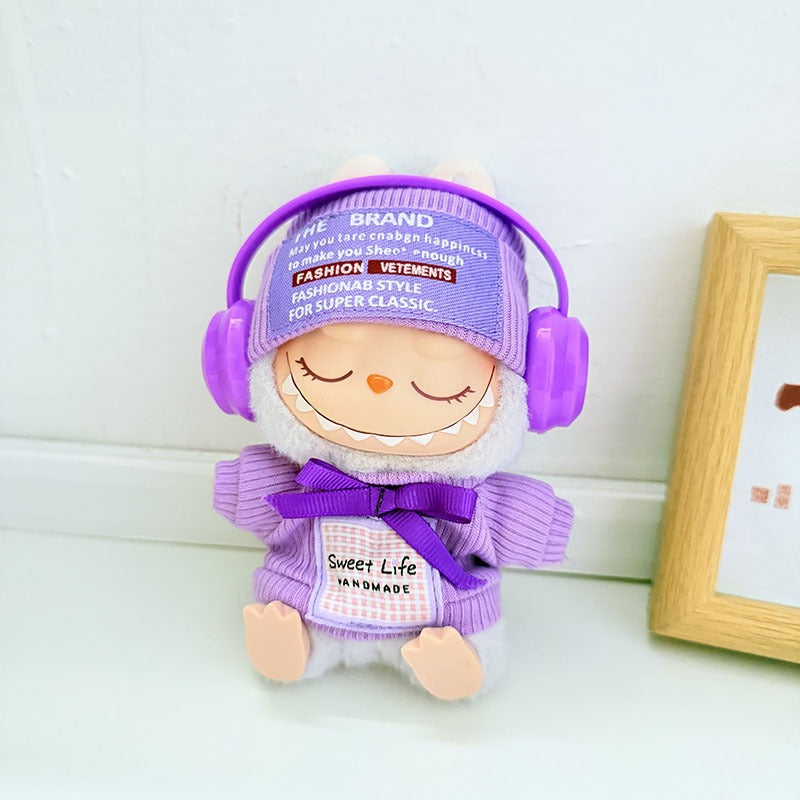 Labubu 4inch bag charm clothes outfits - 1004059