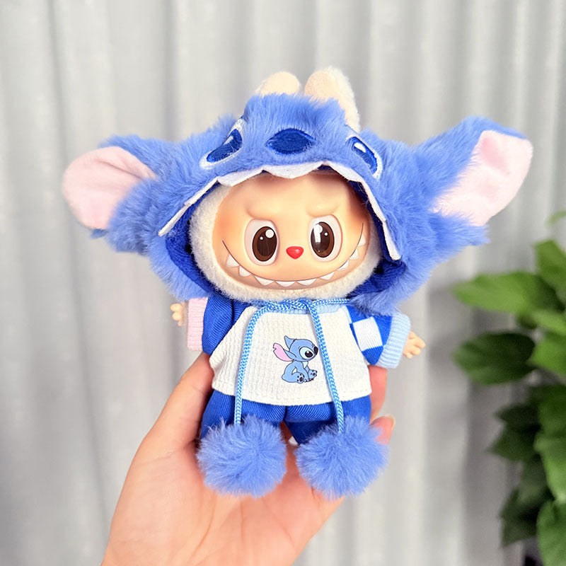 Labubu 4inch bag charm clothes outfits - 1018024