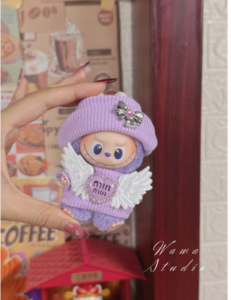 Labubu 3inch bag charm clothes outfits - 1018056