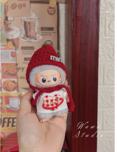 Labubu 3inch bag charm clothes outfits - 1018058