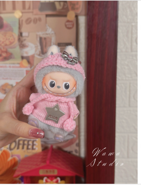 Labubu 3inch bag charm clothes outfits - 1018065