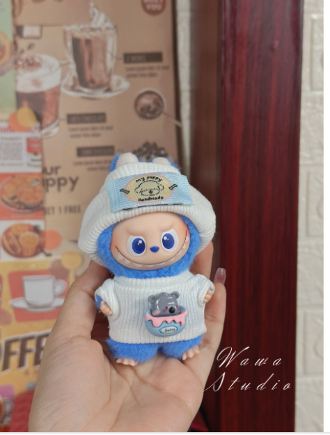Labubu 3inch bag charm clothes outfits - 1018068