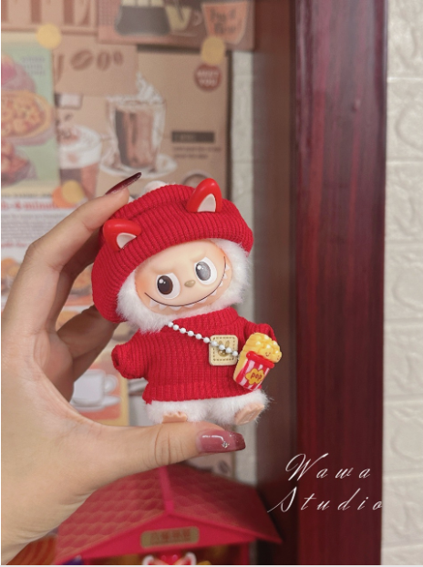 Labubu 3inch bag charm clothes outfits - 1018073
