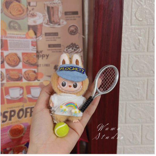 Labubu 3inch bag charm clothes outfits - 1018084