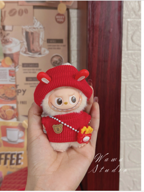 Labubu 3inch bag charm clothes outfits - 1018094