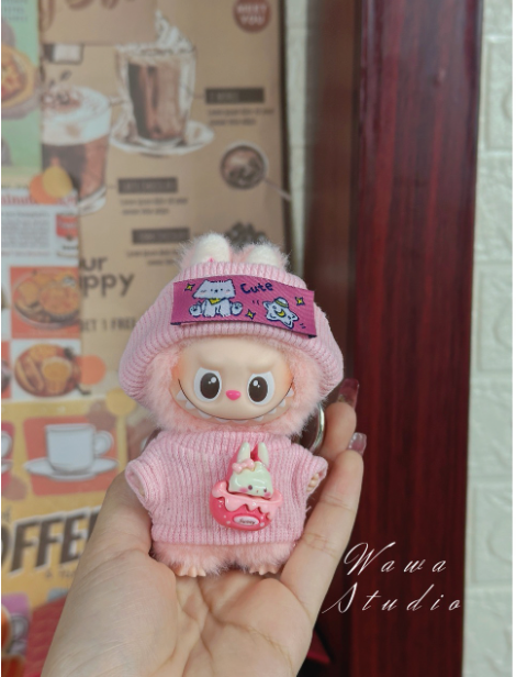 Labubu 3inch bag charm clothes outfits - 1018100