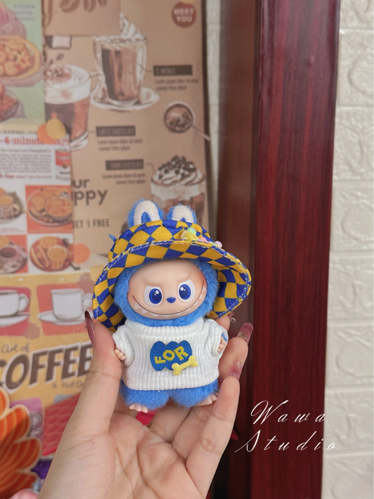 Labubu 3inch bag charm clothes outfits - 1018106