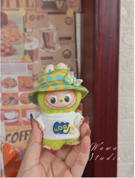 Labubu 3inch bag charm clothes outfits - 1018107