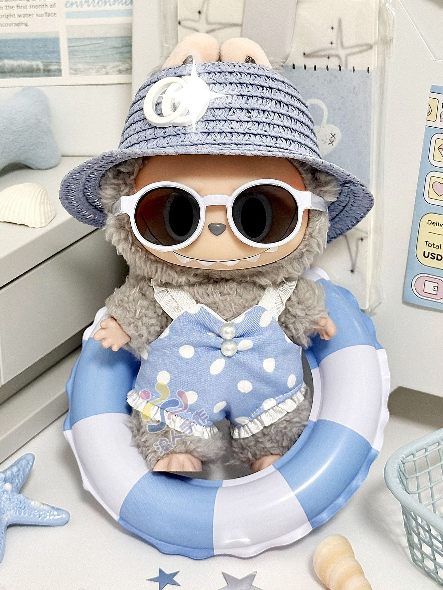 Labubu 4inch bag charm clothes outfits - 1023005
