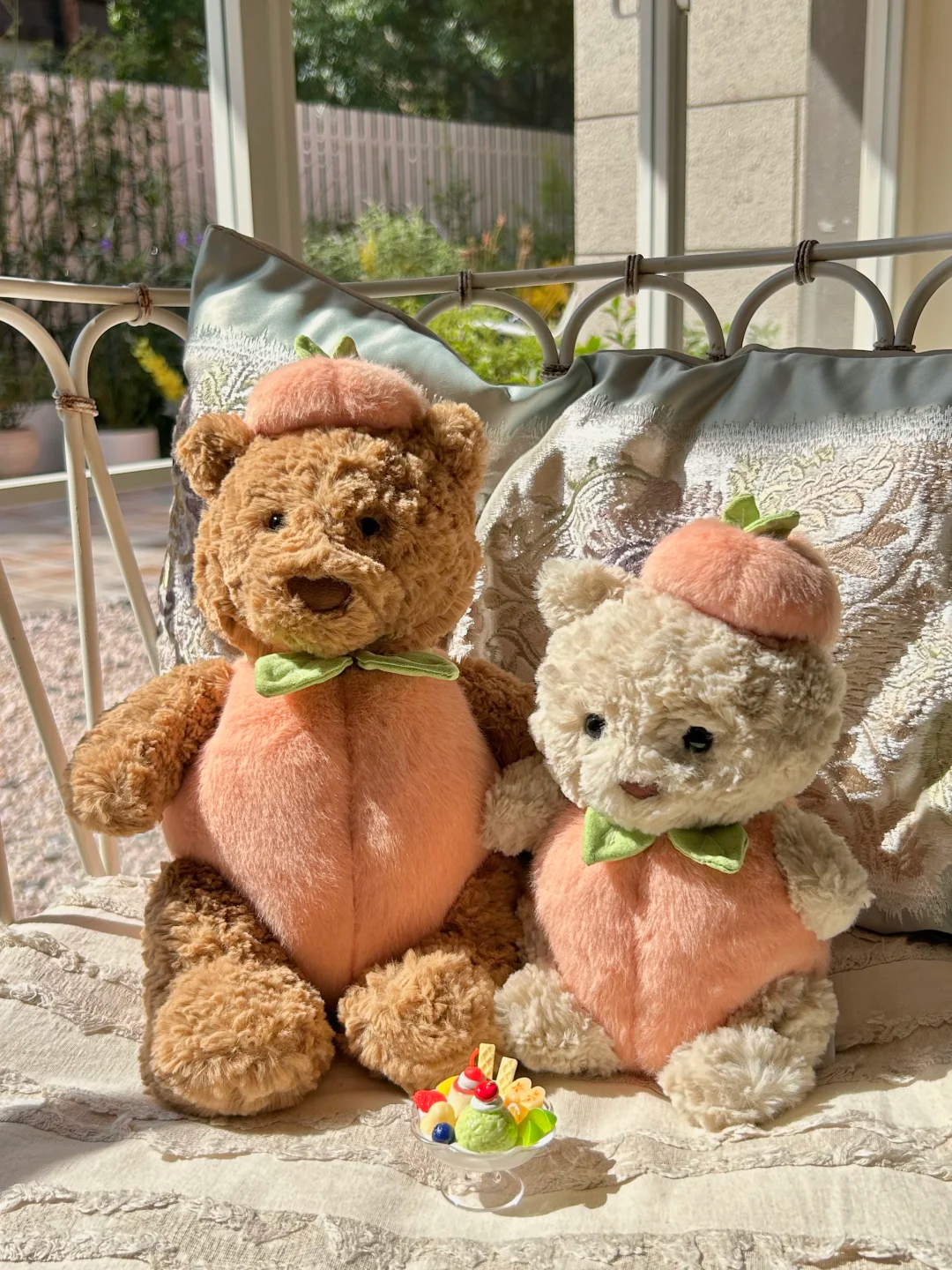 NEW* Bartholomew bear clothes outfits - Peach (Junior/Medium)
