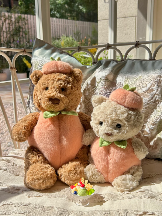 NEW* Bartholomew bear clothes outfits - Peach (Junior/Medium)