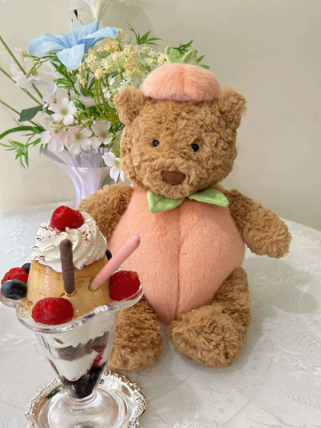 NEW* Bartholomew bear clothes outfits - Peach (Junior/Medium)