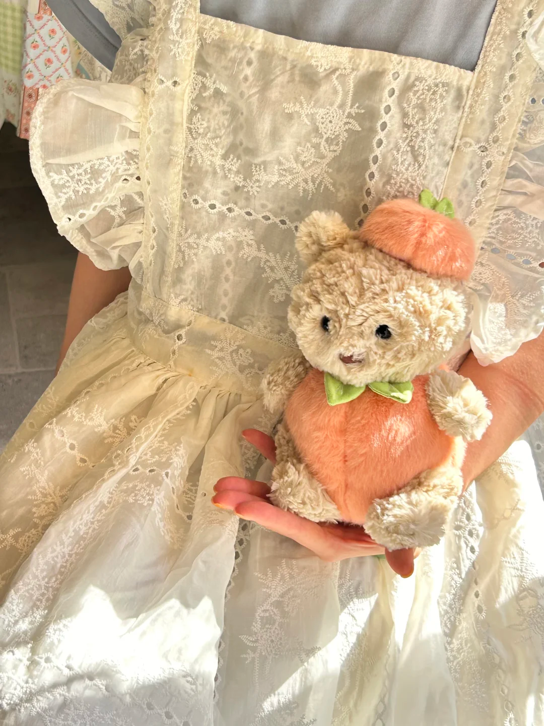 NEW* Bartholomew bear clothes outfits - Peach (Junior/Medium)