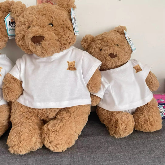Bartholomew bear clothes outfits - White Bear T-shirts - FX29 (Tiny/Medium/Large/Huge)