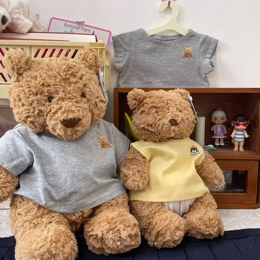 Bartholomew bear clothes outfits - Grey Bear T-shirts - FX30 (Tiny/Medium/Large/Huge)