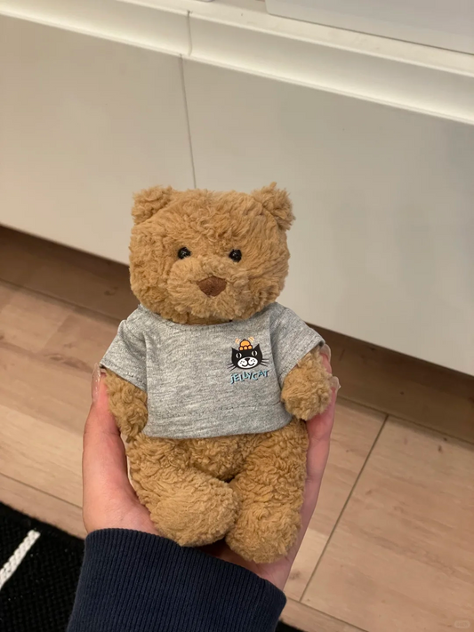 Bartholomew bear clothes outfits - Grey Cat T-shirts - FX32 (Tiny/Medium/Large/Huge)
