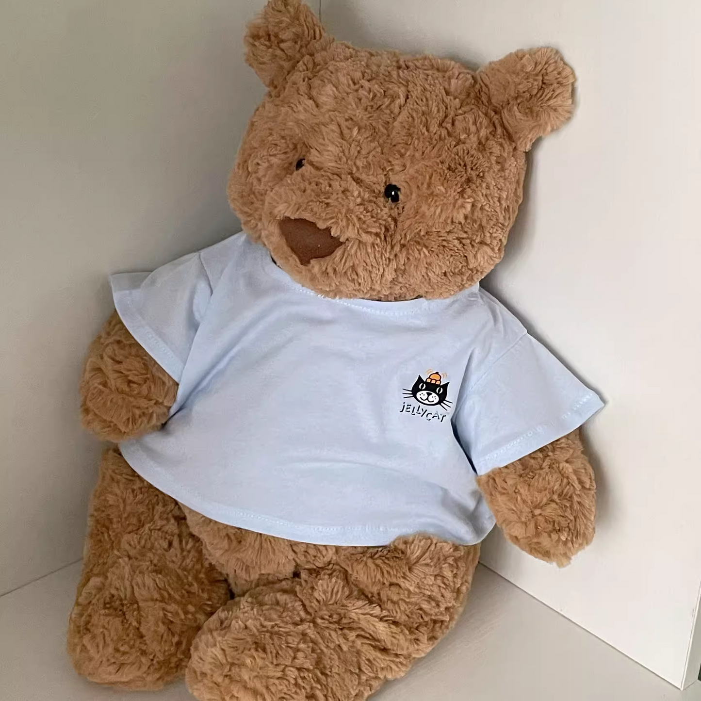 Bartholomew bear clothes outfits - Blue Cat T-shirts - FX35 (Tiny/Medium/Large/Huge)