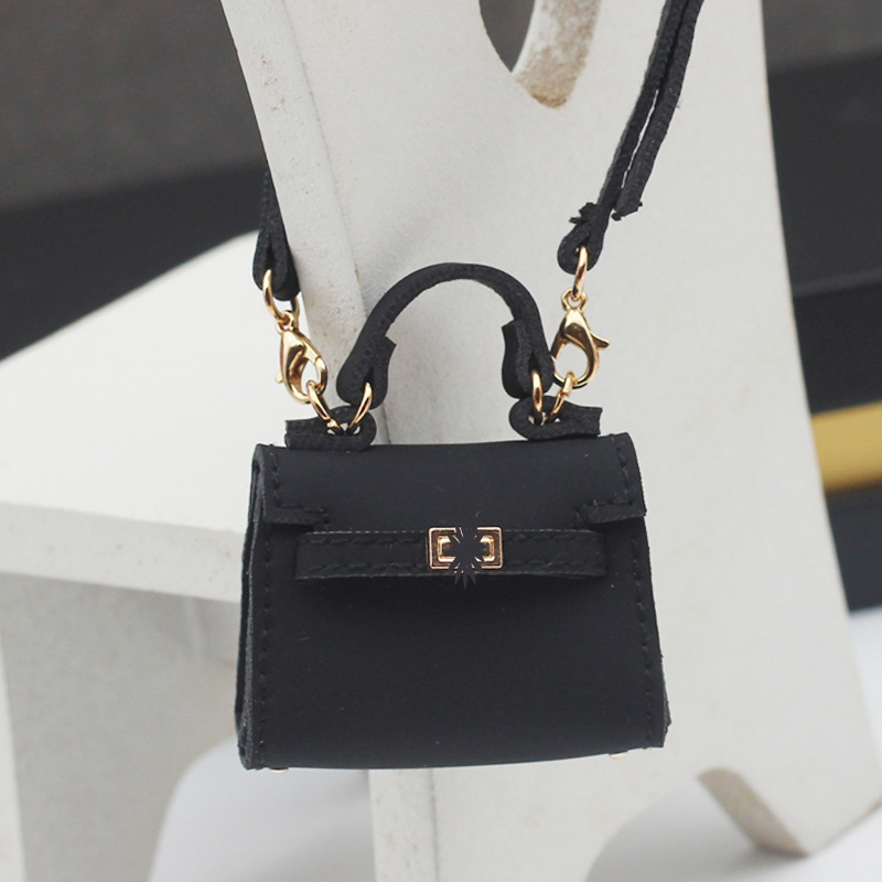 4inch bag charm cute custom bags - black/pink/orange kelly bag - 0623B59/0623B60/0623B61