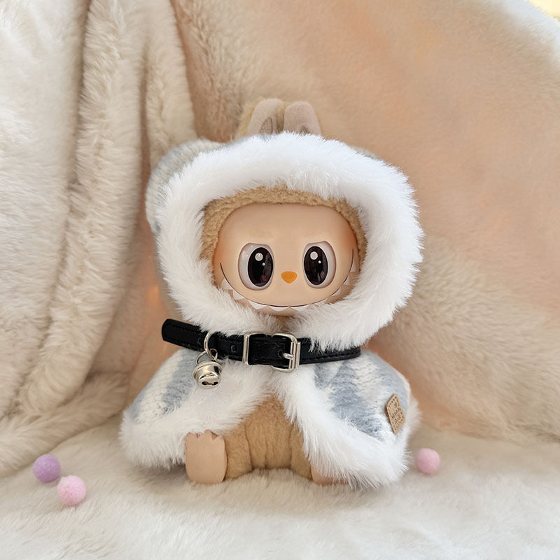 4inch bag charm cute custom clothes outfits - winter cloak - 021829/021830/021831