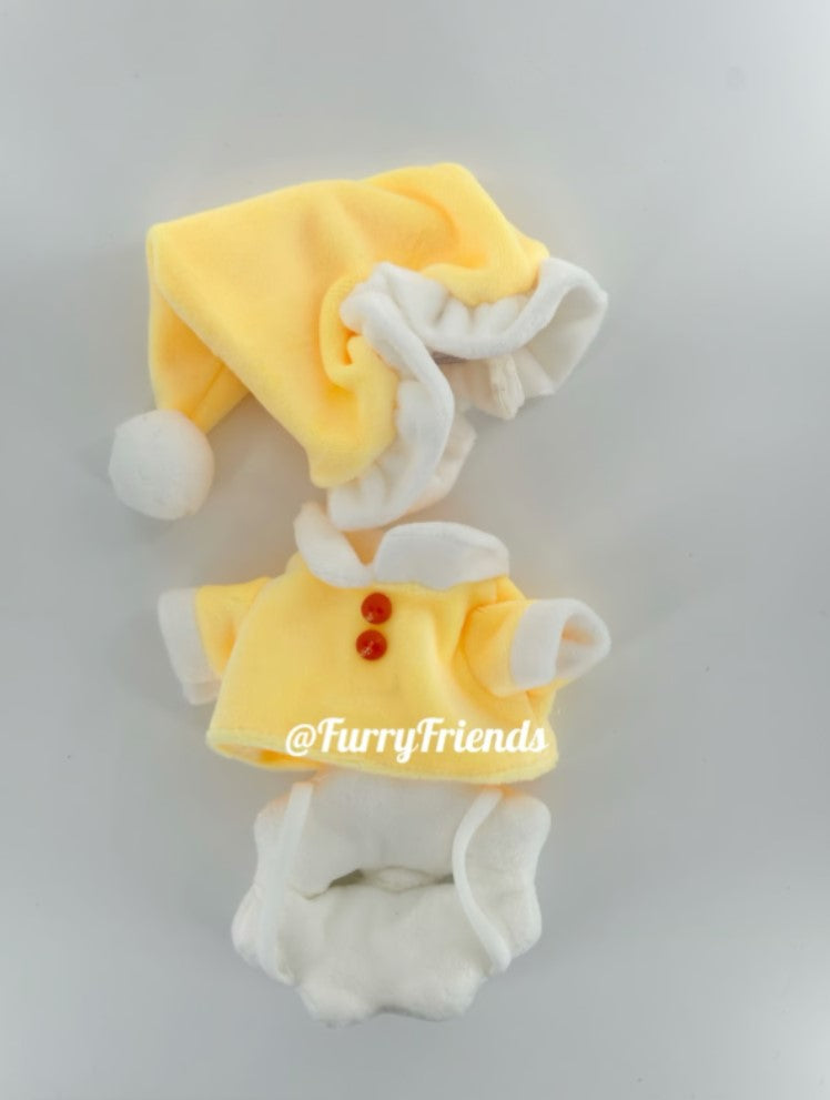 4inch bag charm cute custom clothes outfits - yellow egg - 010113