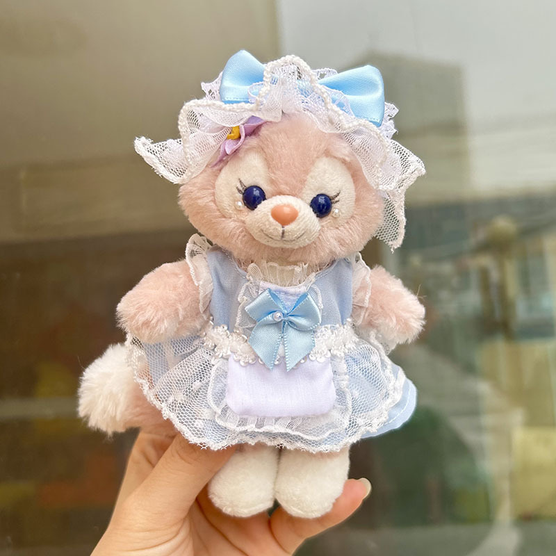 4inch bag charm cute custom clothes outfits - black/pink/blue maid dress - 052314/052315
