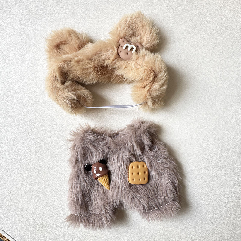4inch bag charm cute custom clothes outfits - cute bear & bunny - 021806/021807
