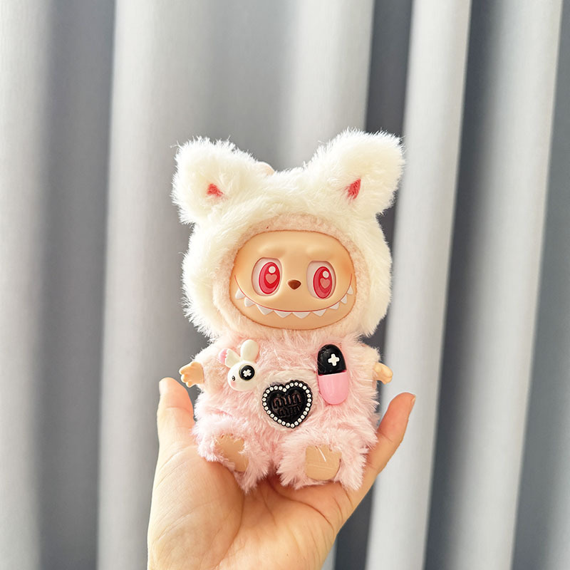 4inch bag charm cute custom clothes outfits - cute bear & bunny - 021806/021807