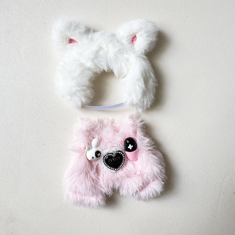 4inch bag charm cute custom clothes outfits - cute bear & bunny - 021806/021807