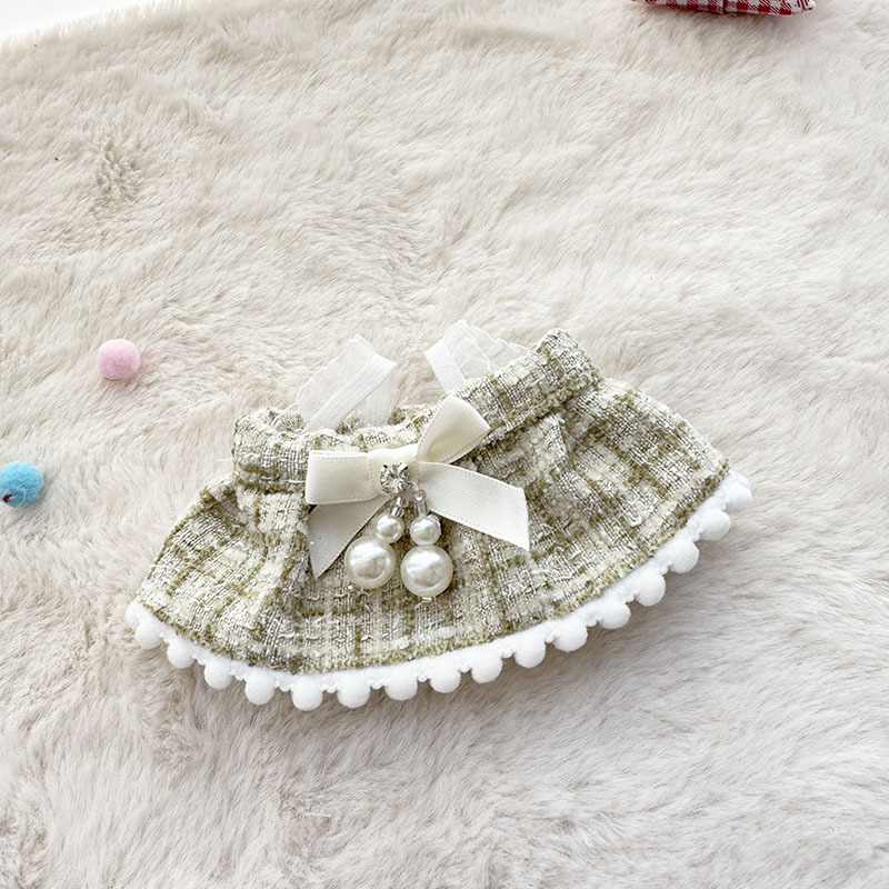 4inch bag charm cute custom clothes outfits - pink/blue/green dress - 021815/021816/021817