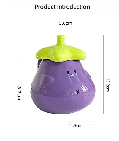 Adorable vivacious eggplant mug cups 550ml- Functional Design