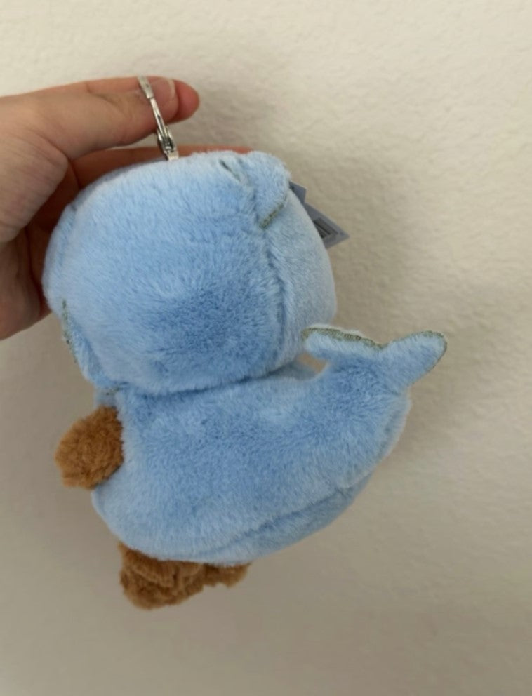 4inch bag charm cute custom clothes outfits - blue shark - LBB002