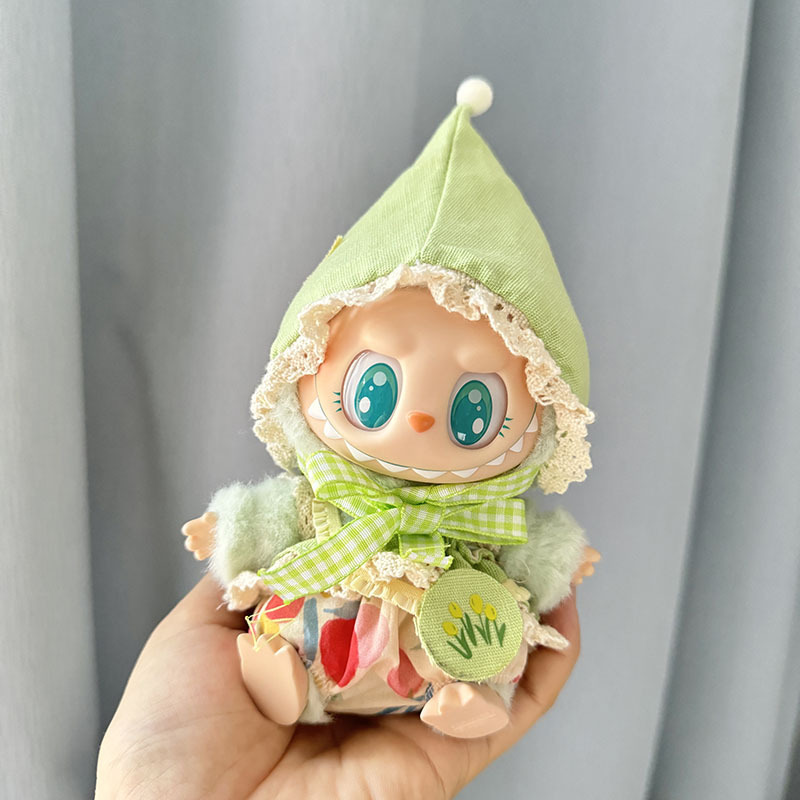 4inch bag charm cute custom clothes outfits - purple & green elf - 020218/020219