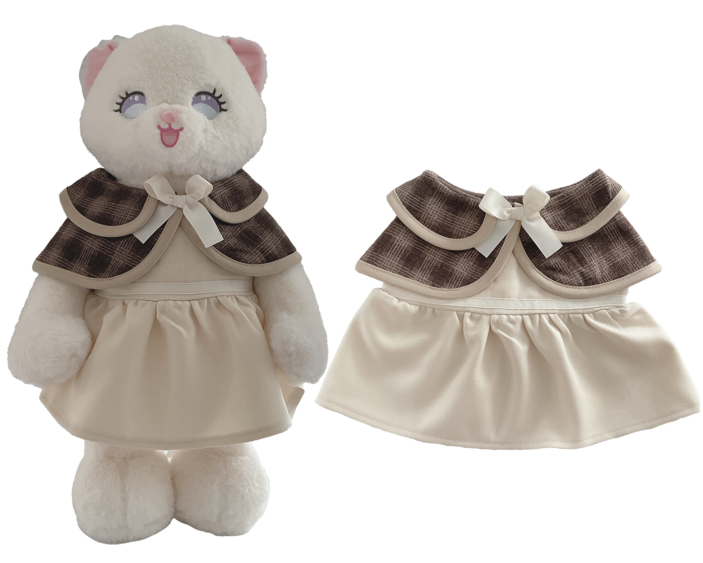 Large Bartholomew Bear & 16" Plush Clothes Outfit - Detective Outfit