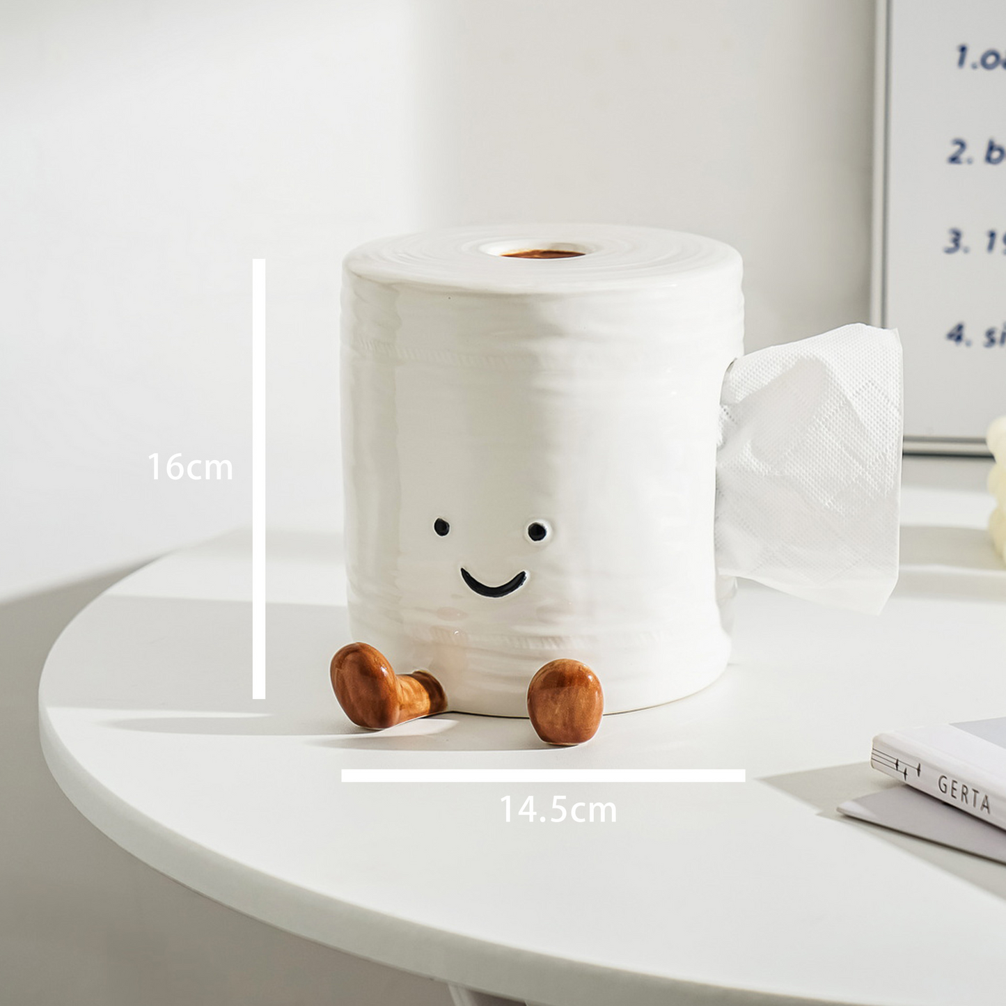 Aamuseable toilet paper shape tissue box - Functional Design