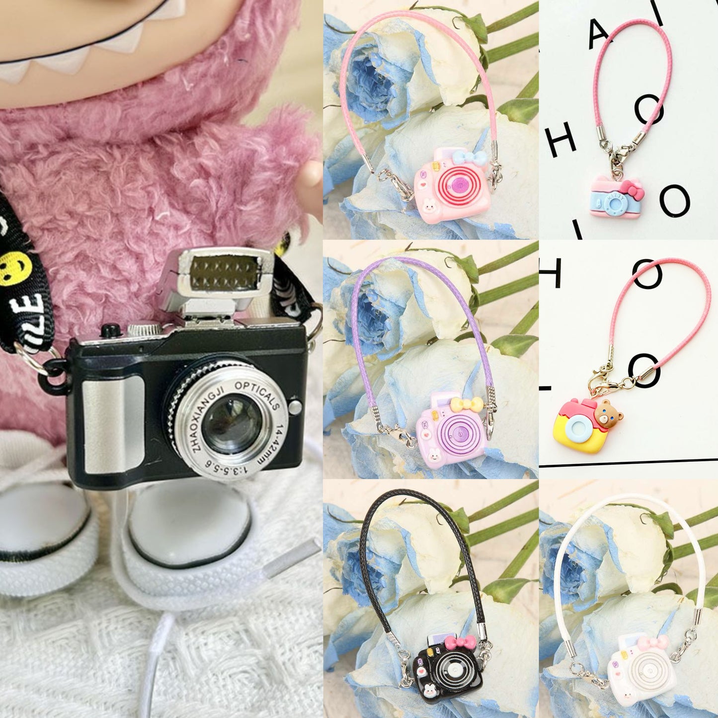 4inch bag charm cute custom fashion accessories - camera bag - 0507